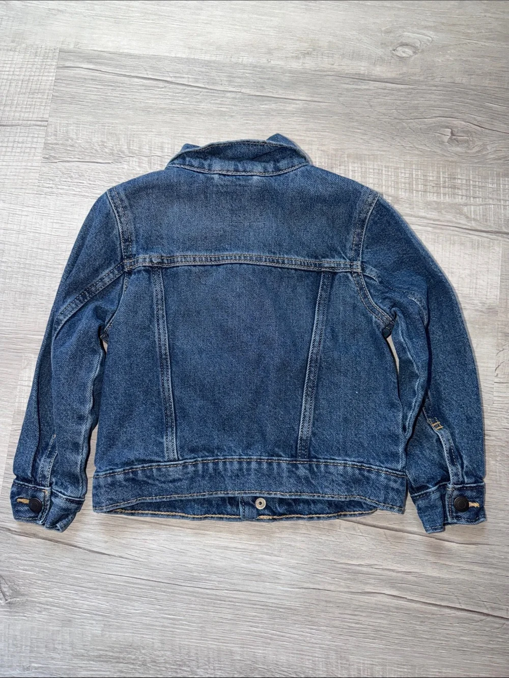 Old Navy Girls Denim Jacket in Dark Blue Wash
